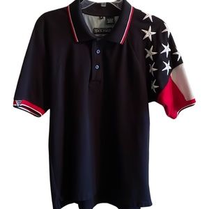 Rock Point Americana Short Sleeve Polo Size Medium